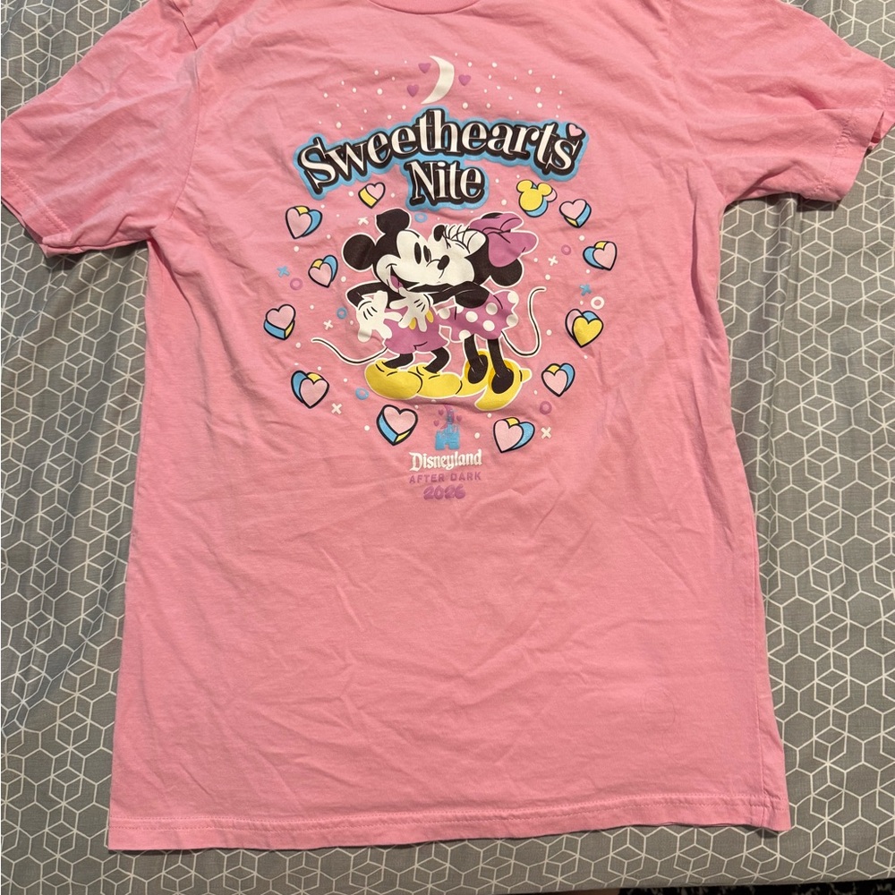 Disney Pink Minnie & Mickey 'Sweethearts Nite' Graphic Tee